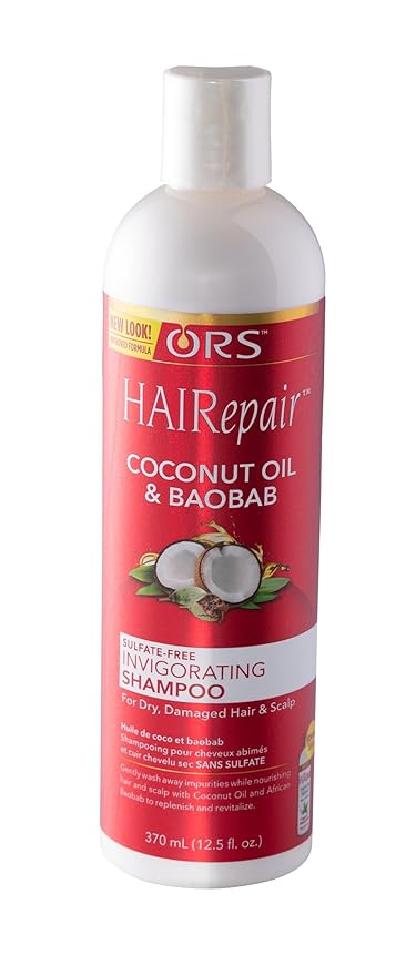 ORS HAIRepair Coconut Oil and Baobab Sulfate-Free Invigorating Shampoo 12.5 Ounce