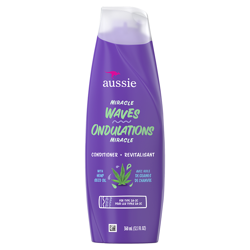 AUSSIE MIRACLE WAVES ANTI-FRIZZ HEMP CONDITIONER