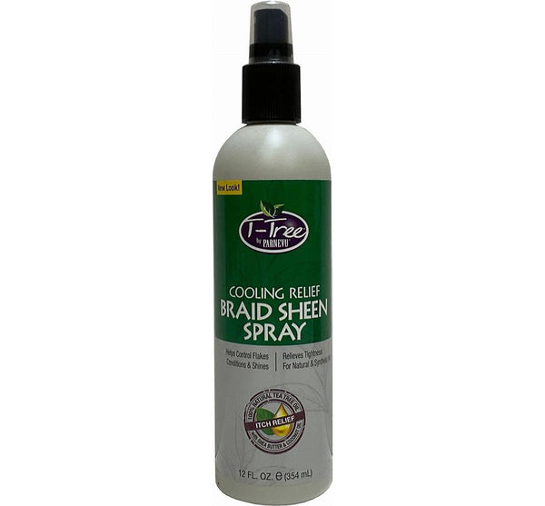 T-Tree By Parnevu Cooling Relief Braid Sheen Spray 12 Fl Oz