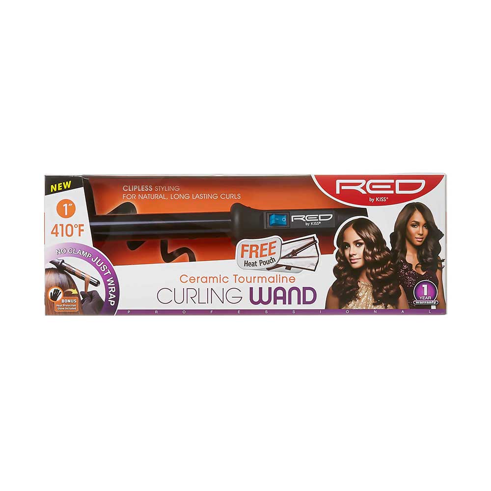 Ceramic Tourmaline Curling Wand With a Free Heat Pouch  SKU: CIW02 types ︰ 1-inch