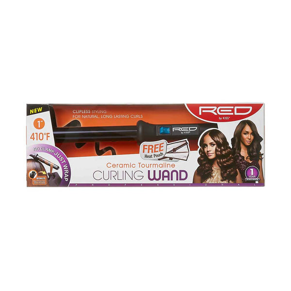Ceramic Tourmaline Curling Wand With a Free Heat Pouch  SKU: CIW02 types ︰ 1-inch