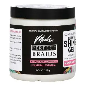 VITAL-PERFECT BRAIDS -SLEEK N SHINE GEL -NATURAL FORMULA