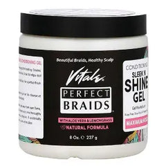 VITAL-PERFECT BRAIDS -SLEEK N SHINE GEL -NATURAL FORMULA