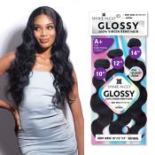 Shake-N-Go Virgin Remy Hair Weave Glossy 3 Bundles Body Wave