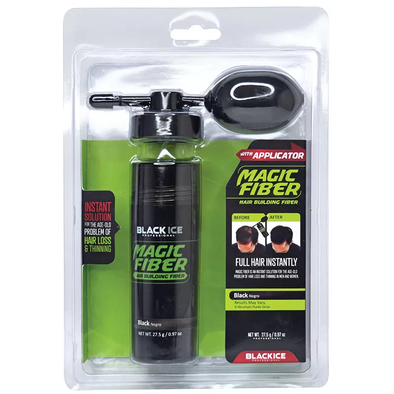 BLACK ICE FIBER W/APPLICATOR BLACK