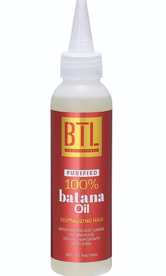BTL 100% Batana Oil | Revitalizing Hair | Repair and Prevent Damage and Breakage | Healthy Hair Growth and Shine | 4oz
