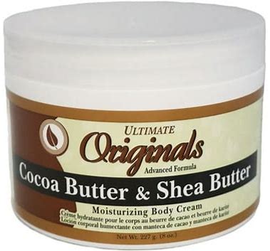 Africa's Best Ultimate Originals Cocoa Shea Butter Body Cream, 8 Oz.
