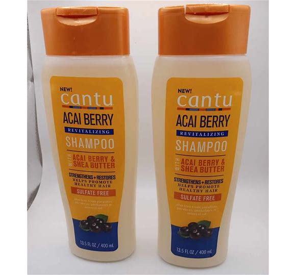 Cantu Acai Berry Revitalizing Shampoo  - 13.5Oz
