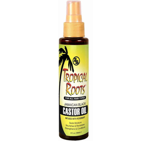 Tropical Roots Jamaican Black Castor Oil With Rosemary 5 Oz. ANNS BEAUTY SUPPLY.