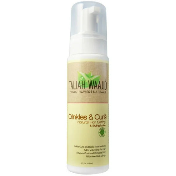 Taliah Waajid Crinkles & Curls Natural Hair and Lock Styling Lotion, 8