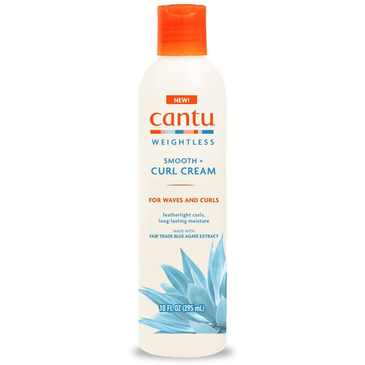 Cantu Weightless Smooth + Curl Enhancer Cream - 10oz