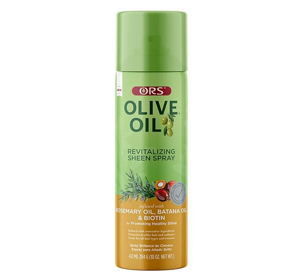 ORS Olive Oil Revitalizing Sheen Spray with Rosemary, Batana & Biotin Oil for Helathy Shine 10 Ounces