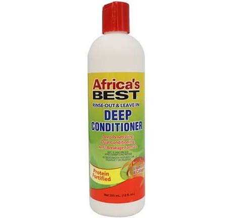 Africa's Best Deep Conditioner Rinse Out Leave In, 12 Oz