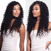 Shake-N-Go Virgin Remy Hair Weave Glossy 3 Bundles Deep Wave
