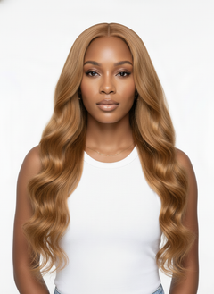Indian Loose Wave 4x4 HD Lace Closures - Dark Blonde (#27)