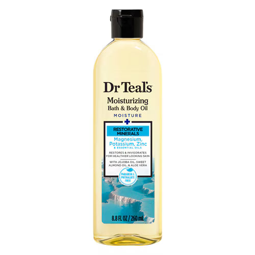 Dr Teal's Moisturizing Bath & Body Oil  -- 8.8 fl oz