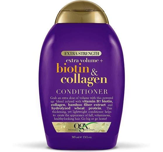 OGX Extra Volume + Biotin & Collagen Conditioner 13Oz