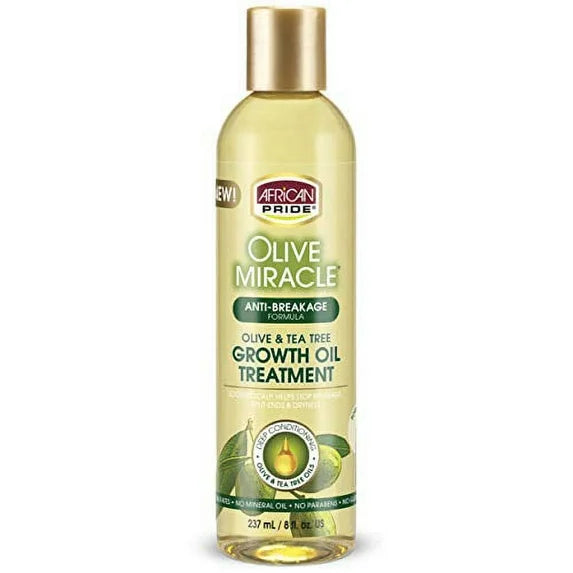 AFRICAN PRIDE Olive Miracle Growth Oil, 8 Oz