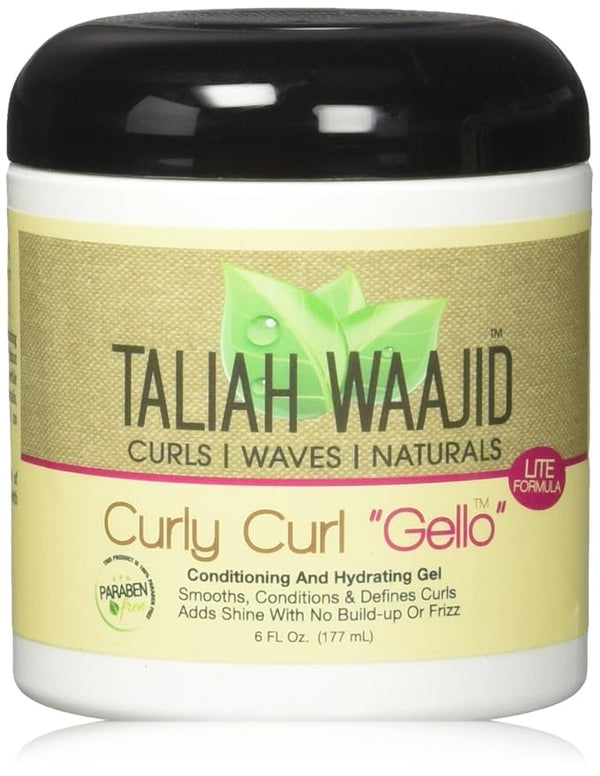 Taliah Waajid Curly Curl Gelo, Conditioning And Hydrating Gel 6 Oz