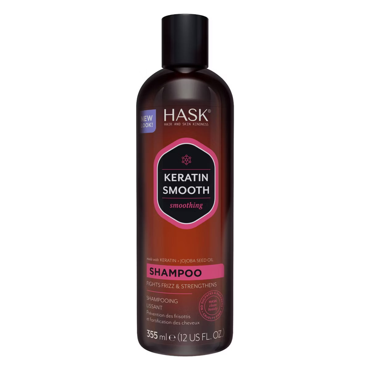 Hask Keratin Protein Smoothing Shampoo - 12 fl oz