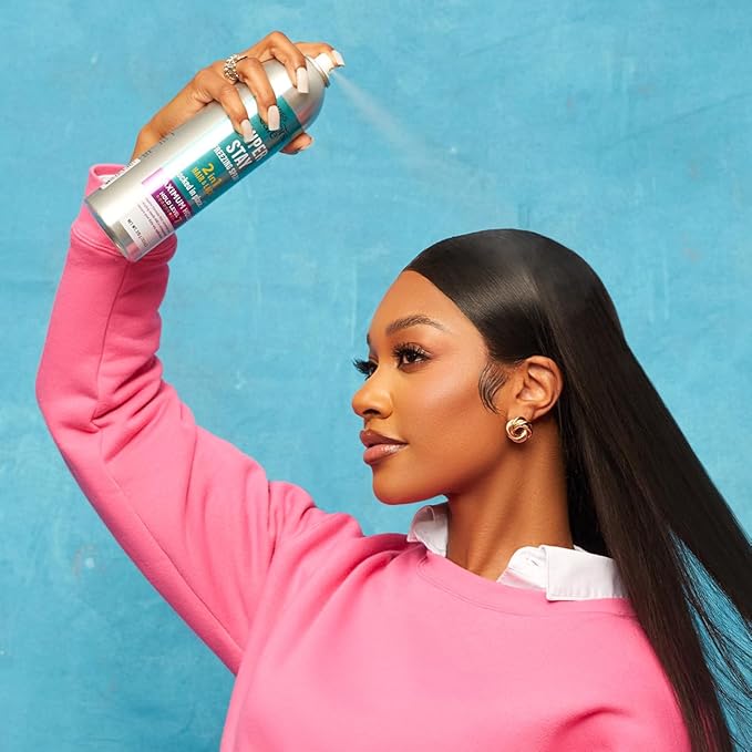 KISS COLORS & CARE Maximum Hold 2-in-1 Super Stay Freezing Spray