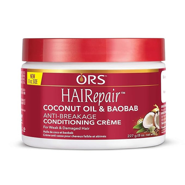 ORS HAIRepair Coconut Oil and Baobab Anti-Breakage Conditioning Creme 8 Ounces