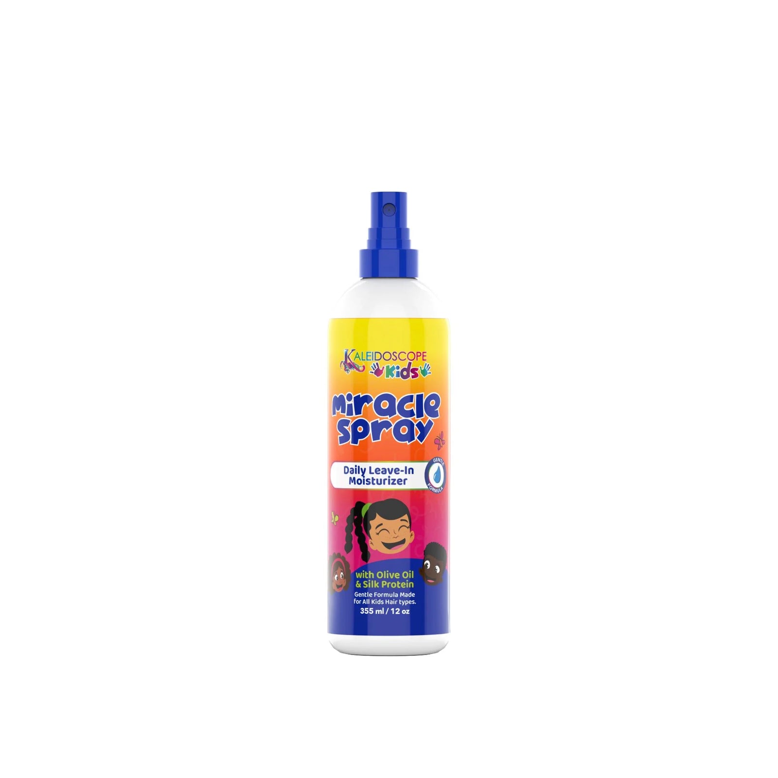 Kaleidoscope Kids Miracle Spray Leave In Conditioner 12 oz, Moisturizing