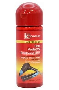 Fantasia IC Hair Polisher Heat Protector Straightening Serum, 2 Oz