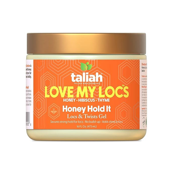 Taliah Waajid Love My Locs Honey Hold It Locs & Twists Gel - Hair Styling Gel for Textured Hair, 16oz