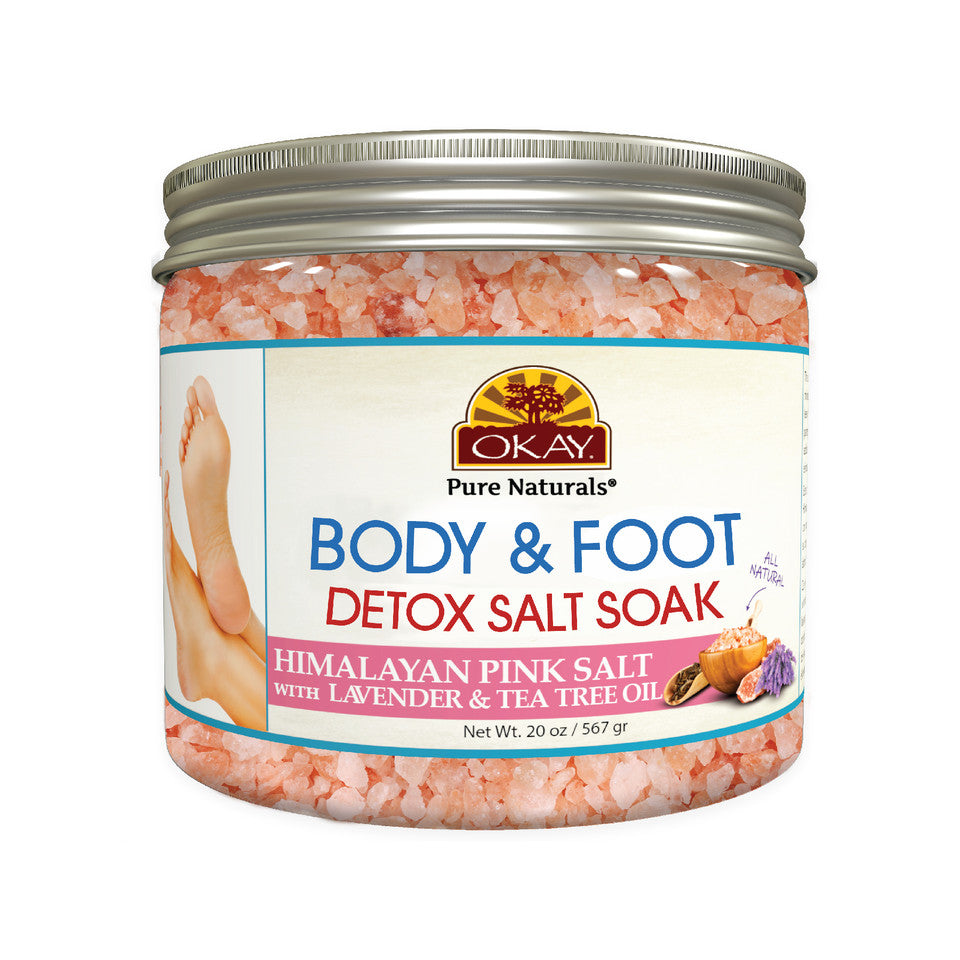 OKAY Pure Naturals Body & Foot Soak Detox Salt Soak - 20 oz