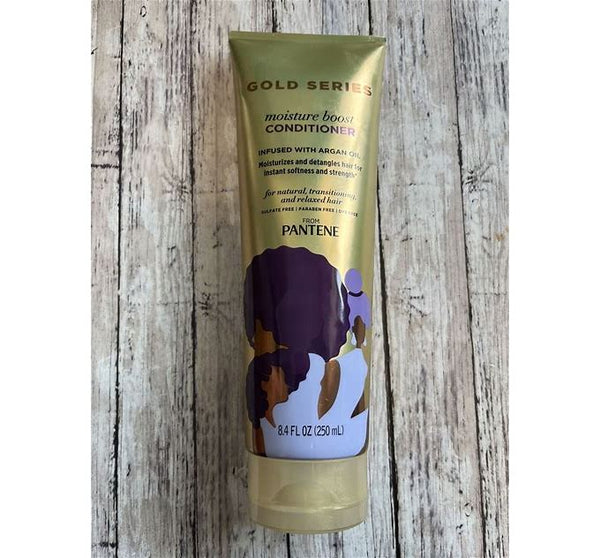 Pantene Gold Series, Moisture Boost Conditioner With Argan Oil, 8.4Oz