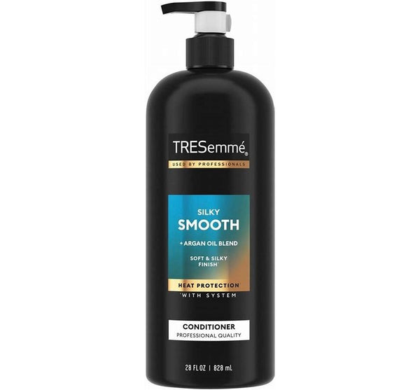 Tresemmé Silky & Smooth Conditioner, Argan Oil Blend Anti-Frizz, 28Oz
