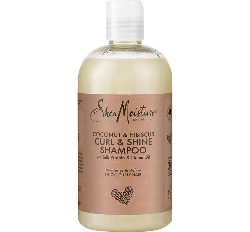 Shea Moisture Moisture Coconut & Hibiscus Curl & Shine Shampoo