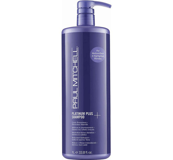 Paul Mitchell Blonde Platinum Plus Deep Violet Shampoo 33.8 Oz