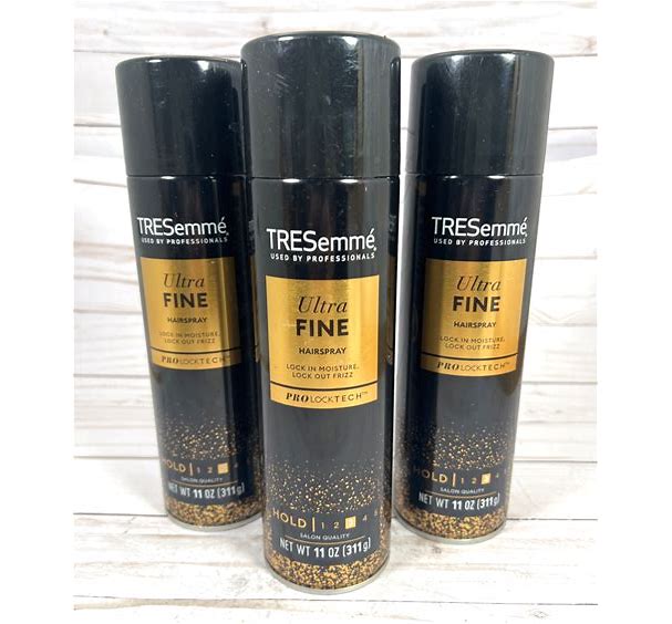 Tresemme Ultra Fine Hairspray Level 3 Pro Lock Out Frizz Control 11Oz