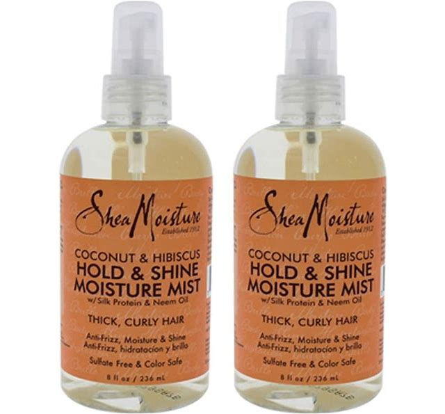 Shea Moisture Coconut&Hibiscus Hold And Shine Mist 8Oz