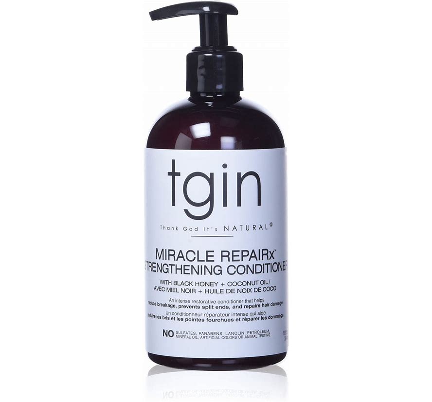 Tgin Miracle Repairx Strengthening Conditioner For Natural Hair - Dry Hair - Curly Hair - 13 Oz