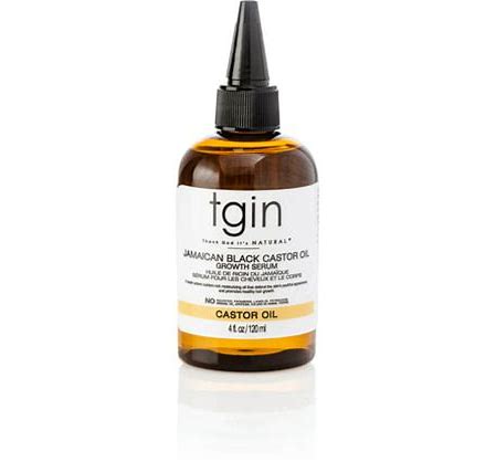 Thank God It's Natural (Tgin) Jamaican Black Castor Oil Growth Serum For Hair And Body, 4 Oz