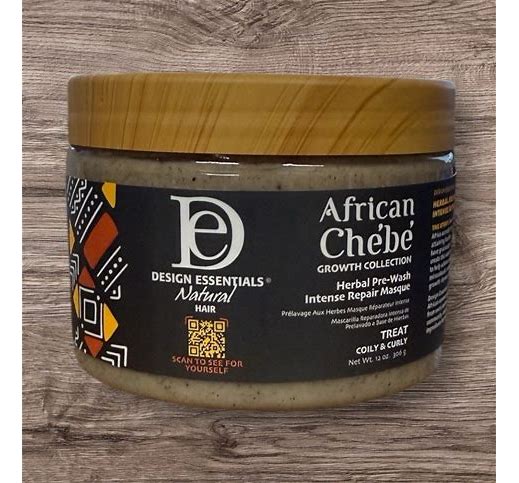 Design Essentials African Chebe Herbal Pre-Wash Intense Repair Masque 12 Oz