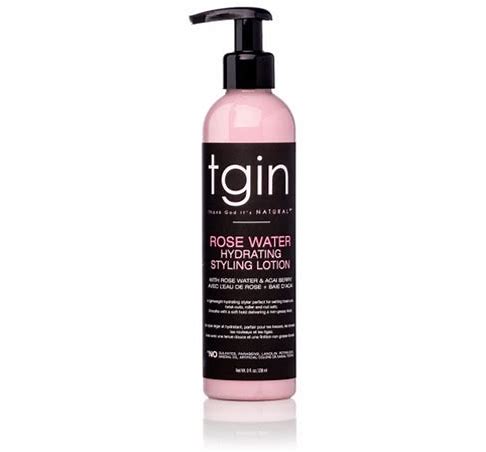 TGIN Rose Water Hydrating Style Lotion - 8 Fl Oz
