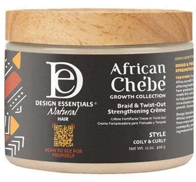 Design Essentials Chebe Braid & Twist-Out Styling Hair Pomade Creme