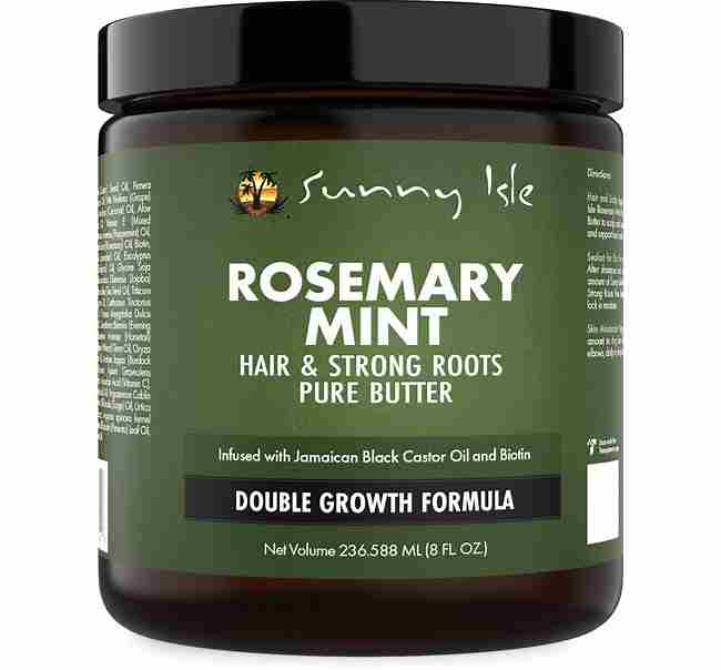 Sunny Isle Rosemary Mint Hair and Strong Roots Butter with Biotin & Jamaican Black Castor Oil