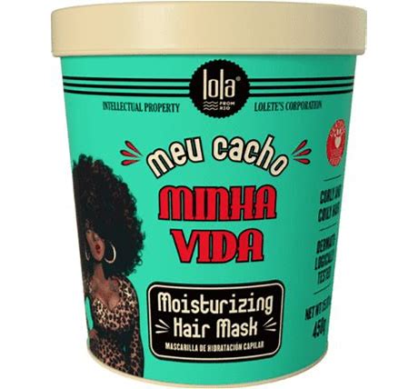 Lola From Rio Meu Cacho Minha Vida Moisturizing Hair Mask For Damaged Hair Treatment 15.87 Fl Oz
