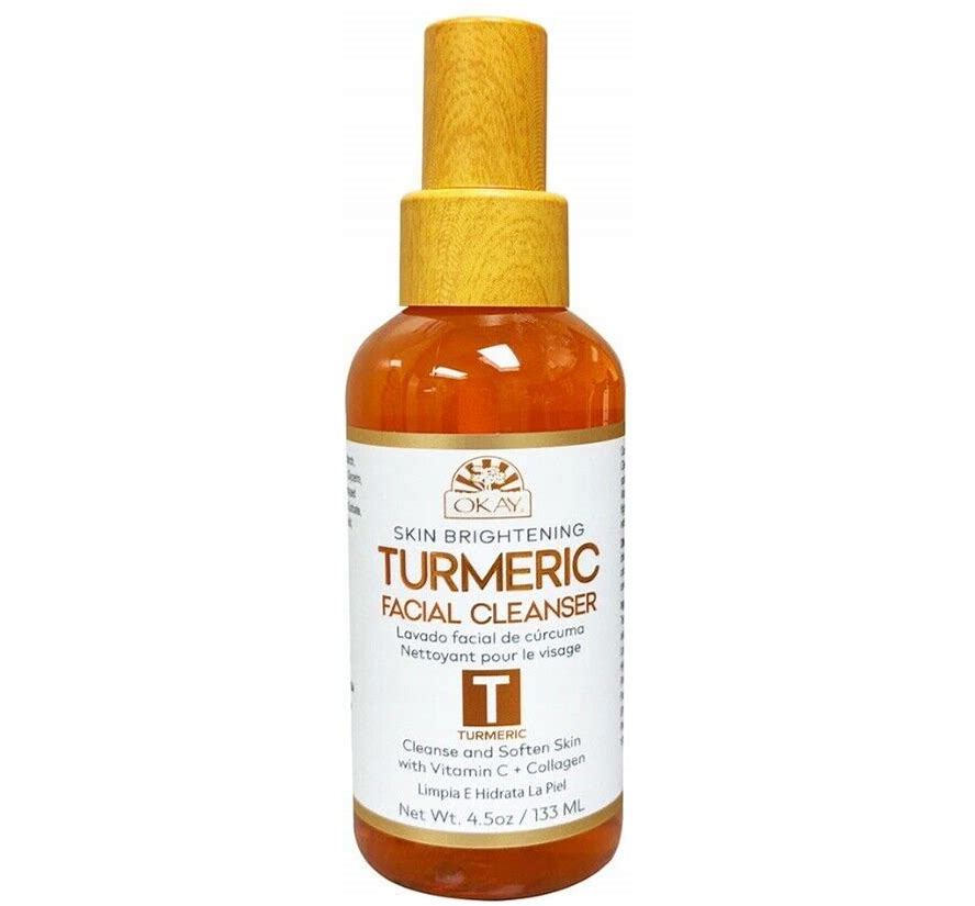 Okay Turmeric Skin Brightening Facial Cleanser 4.5Oz
