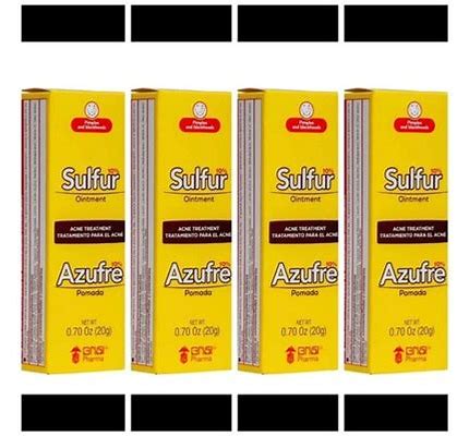 10% Sulfur Acne Ointment Pomada De Azufre Grisi .70 Oz