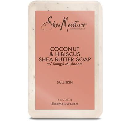 Shea Moisture Coconut & Hibiscus Shea Butter Soap, 8 Ounce