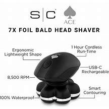 STYLECRAFT Ace 7x Rotary Bald Head Foil Shaver