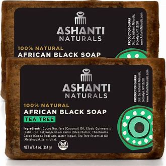 Ashanti Naturals African Black Soap Bar