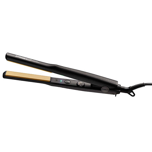 red by kiss Ceramic Tourmaline Flat Iron 1/2″ with Temp Control Instant Variable Temperature Control