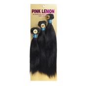 Pink Lemon Virgin Human Hair Weave 3 Bundles Straight — product view
